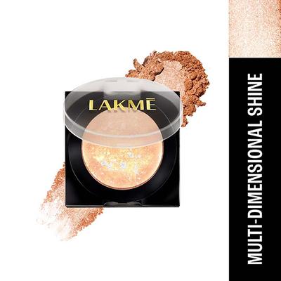 Lakme Glitterati Marble Highlighter 02 Shimmer Rose 7 gm - Highlighters & Illuminators