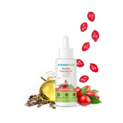 Mamaearth Rosehip Face Serum for Glowing Skin with Rosehip & Gotu Kola for Glowing Skin 30 ml - Face Serum