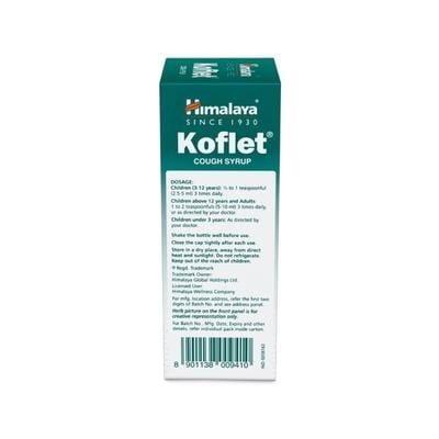 Himalaya Koflet Cough Syrup (Free 6 Koflet Lozenges) 100 ml - Cough & Cold (Ayush)