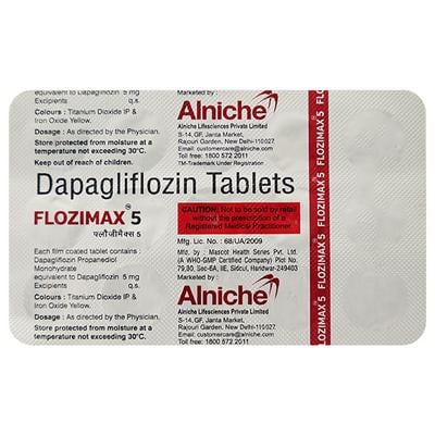 FLOZIMAX 5 Tablet 15's - Diabetes-Ant