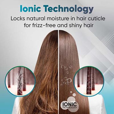 Vega Ionic 1400W Foldable Hair Dryer for Men and Women with 2 Heat/Speed Settings, (VHDH-35) 496 gm - Hair Dryers