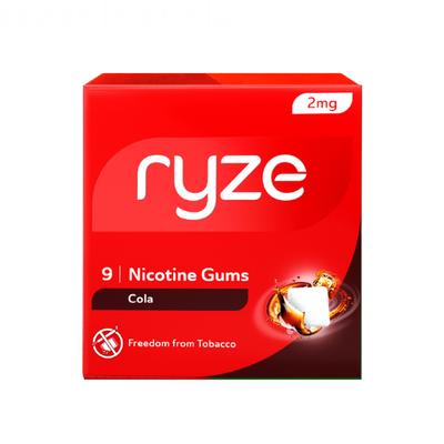 Ryze 2 mg Nicotine Gums - Cola 9's - Nicotine Gums/Lozenges