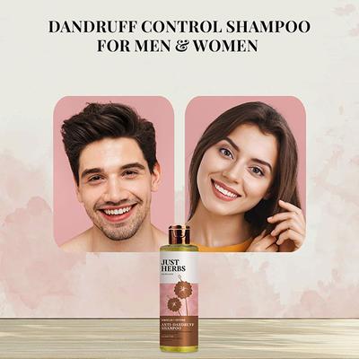 Just Herbs Hibiscus + Vetiver Antidandruff Shampoo Paraben Free 200ml - Shampoos