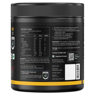 Nutrabay Gold Citrulline Malate Powder - Cola 120 g - Workout Essentials