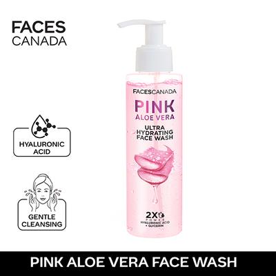 FACESCANADA Pink Aloe Vera Ultra Hydrating Face Wash 100 ml - Face Wash & Cleansers