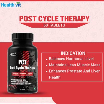 Healthvit PCT Post Cycle Therapy Tablet 60's - Bcaa Supplements