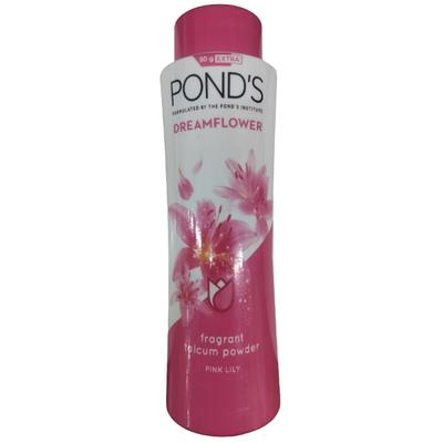 Pond's Dreamflower Fragrant Talcum Powder - Pink Lily (200 gm + 50 gm) 250 g - Talcum Powders