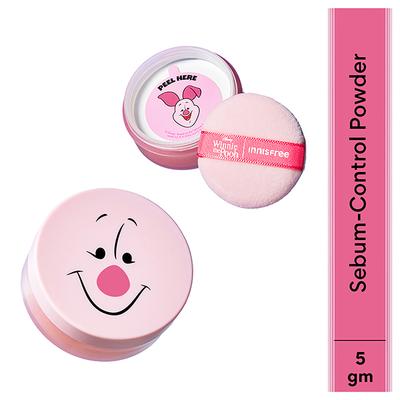 Innisfree No Sebum Mineral Powder For Oil Control, Makeup Fixer - Piglet 5 gm - Loose Powder