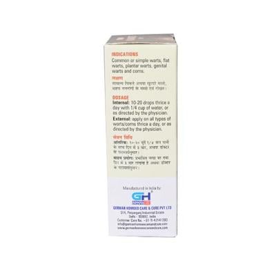 German's No Warts Drops Twin Pack (Pack of 2 x 30 ml) - Homeopathic Drops