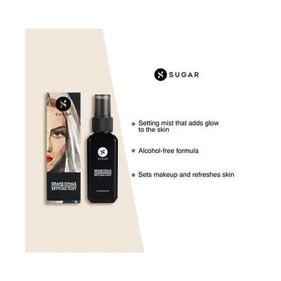 SUGAR Cosmetics Grand Finale Highlighting Setting Mist 50ml - Setting Spray