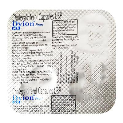 Dvion Pearl 60K Capsule 4'S - Supplements-Vit