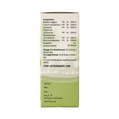 Bakson's Homoeopathy V11 Rheumatisum Drops (Veterinary) 30 ml - Pet Healthcare