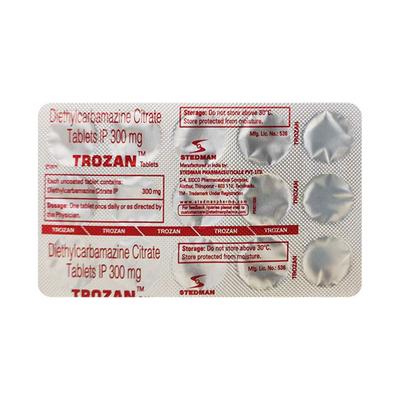 TROZAN Tablet 15's - Parasitic Worms-Ant