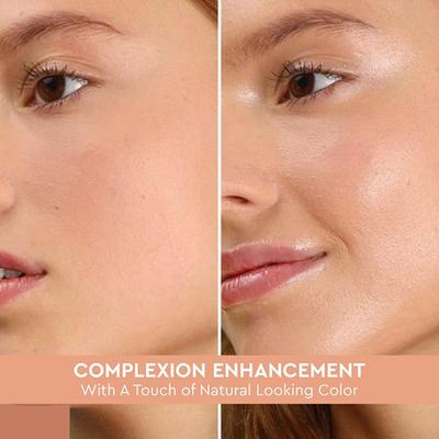 Happier Glow Shield Tinted Sunscreen SPF 50 PA+++, Non-Greasy, No White Cast, High-Quality UV Filters, Lightweight, Long-Lasting Protection for All Skin Types 50 ml - Face Sunscreen