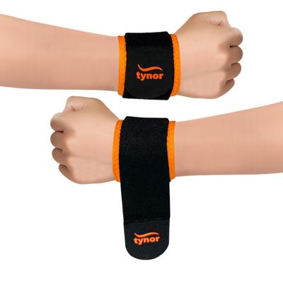 Tynor Wrist Support (Neoprene) (UN) - Black & Orange - Knee/Ankle/Leg/Foot Supports