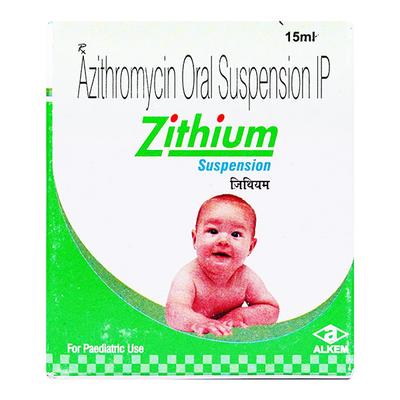 Zithium 100mg Suspension 15ml - Bacterial Infections-Mac