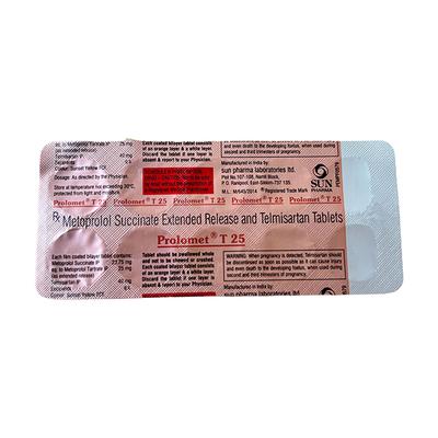 PROLOMET T 25 Tablet 10's - Hypertension-Ang