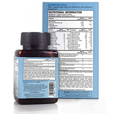 WOW Life Science Multivitamin Veg Capsule for Men 60's - Omega Fish Oil Fatty Acids
