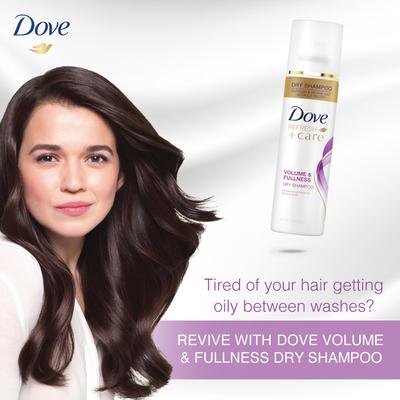 Dove Volume And Fullness Dry Shampoo Spray for Fine & Flat Hair 141 ml - Dry Shampoos & Conditioners
