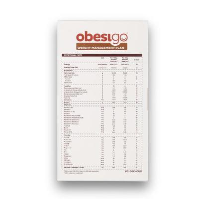 Obesigo Premium Chocolate Powder 350 gm - Weight Loss