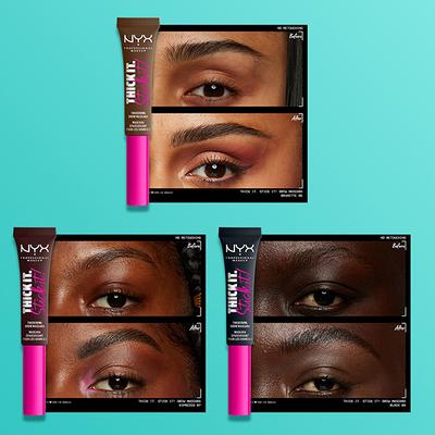 NYX Professional Makeup Thick It Stick It Brow Mascara Black 7 ml - Eyebrow Pencils & Enhancers