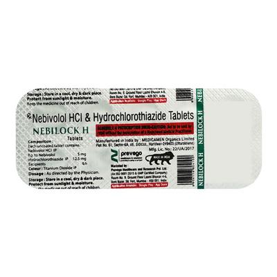 NEBILOCK H Tablet 10's - Hypertension-Ana