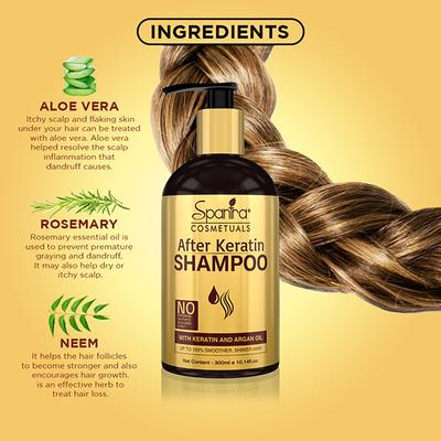 Spantra After Keratin Shampoo 300 ml - Shampoos