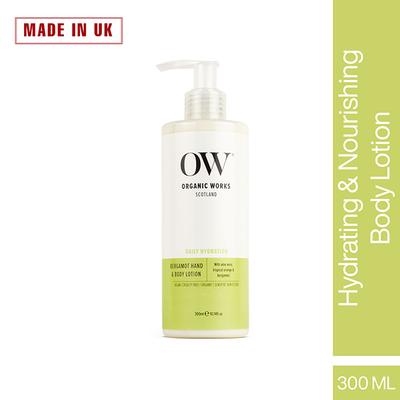 Organic Works Bergamot Hand & Body Lotion 300 ml - Lotions & Creams