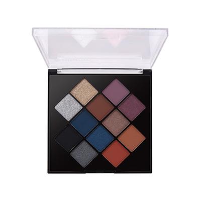 Pilgrim Eyeshadow Midnight Soiree 12-in-1 Highly Pigmented Shades For The Ultimate Glam 24 gm - Eyeshadow, Bases & Primers