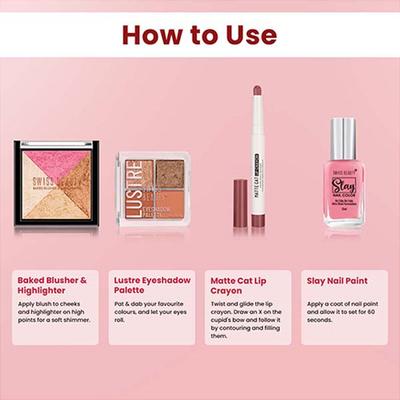 Swiss Beauty Modern Rani Pouch for Wedding 26.5 gm - Makeup Pouches