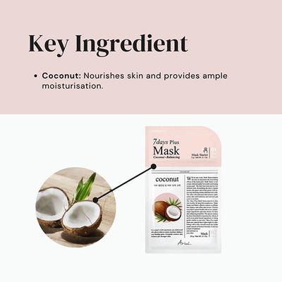 Ariul Ariul Seven Days Plus Mask Coconut 20 ml - Sheet Masks