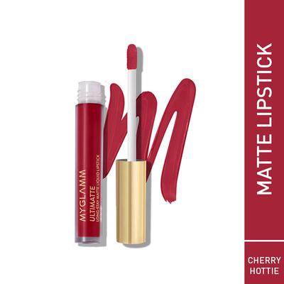 MyGlamm Ultimatte Long Stay Matte Liquid Lipstick-Cherry Hottie 2.5 ml - Lipsticks