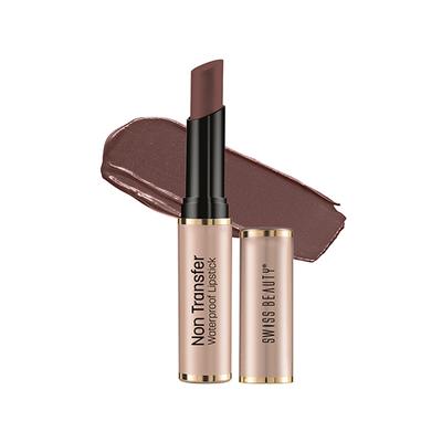 Swiss Beauty Non-Transfer Waterproof Lipstick Shade- Spice Nude 3 gm - Lipsticks