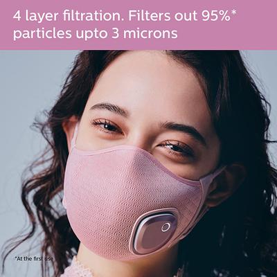 Philips Fresh Air Mask, Superior Breathing Comfort- MASK PINK (ACM067/02) 1's - Face Mask