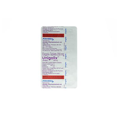 UNIGOLIX 200 Tablet 10's - Uterus Conditions-Dut