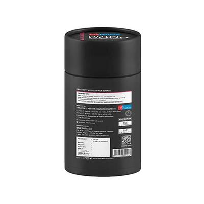 Dr Batras Nutrigood Biotin Hair Gummies for Strong & Healthy Hair With Grape Seed Extract, Vitamins & Zinc for Nourishment & Protection - 60 Gummies 1's - Hair & Skin