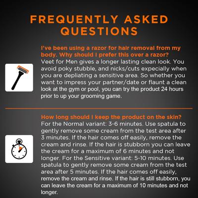 Veet Hair Removal Cream for Men - Normal Skin 50 gm - Shaving & Hair Removal