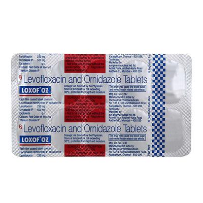 Loxof OZ Tablet 10'S - Bacterial Infections-Qui