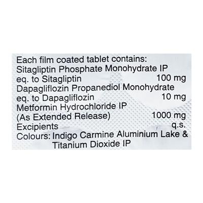 SITARA DM 1000 Tablet 10's - Diabetes-Ant