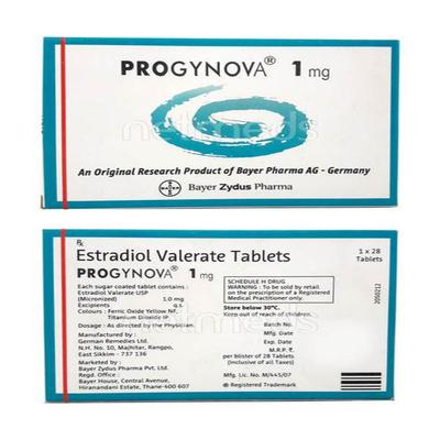 Progynova 1mg Tablet 28'S - Hormonal Therapy-Oes
