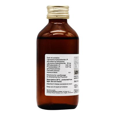 LOX VISCOUS 2% Oral Solution 100ml - Anaesthesia - Local-Ana