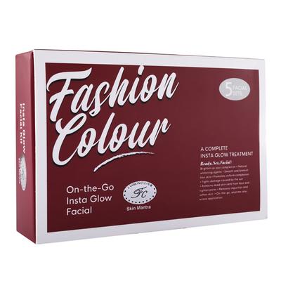 Fashion Colour Insta Glow Facial Kit (On The Go) 125 gm - Facial Kits