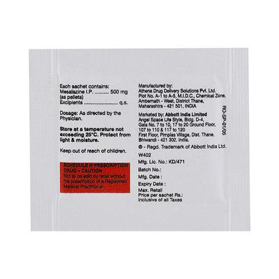 Rowasa Pellet 500mg - Ulcerative Colitis/Bowel Inflammatory Disease-GIT