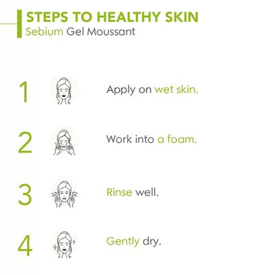 Bioderma Sebium Gel Moussant Purifying Cleansing Foaming Gel Combination To Oily Skin 500 ml - Face Wash & Cleansers