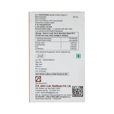 Curcon Capsule 10'S - Supplements-Sup