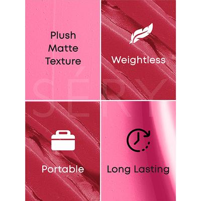 Sery Capture D' Matte Lasting Lipstick Bubbly Bar, Pink, ML10 3.5 gm - Lipsticks