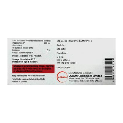 C HOP 200 SR Tablet 10's - Hormonal Therapy-Oes