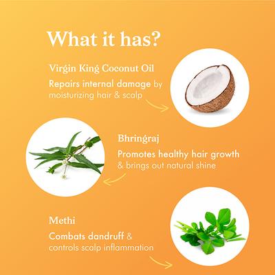 Coco Soul Shampoo & Conditioner with Coconut & Ayurveda - From Makers of Parachute 400 ml - Dry Shampoos & Conditioners