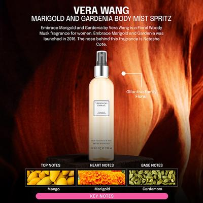Vera Wang Embrace Marigold And Gardenia Fine Fragrance Mist 240 ml - Body Mist/Spray
