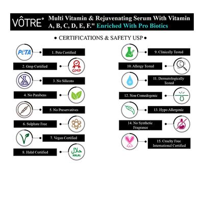 Votre Multivitamin & Rejuvenating Serum 25 ml - Face Serum